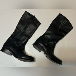 Steven by Steve Madden black leather boots size 7